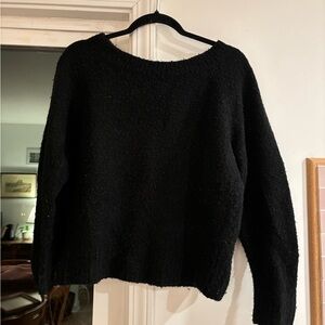 Victoria's Secret Black Crew Neck Sweater